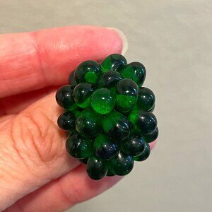 New Green Bubble Bauble Ring